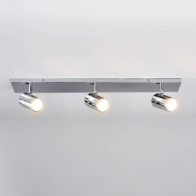 Plafondspot DEJAN Lindby, dimbaar, chroom / zilver, Badkamer, metaal, Modern, Plafondlamp badkamer Plafondspot DEJAN Lindby, dimbaar, chroom / zilver, Badkamer, metaal, Modern, Plafondlamp badkamer