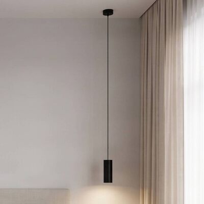 Hanglamp Ejona Arcchio, dimbaar, zwart, Hal, Aluminium, Modern, hanglamp Hanglamp Ejona Arcchio, dimbaar, zwart, Hal, Aluminium, Modern, hanglamp