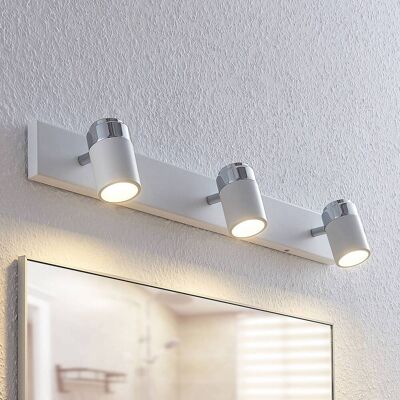 Plafondlamp Kardo Lindby, dimbaar, wit / opaal, Woon-/ Eetkamer, metaal, Modern, Plafondlamp badkamer Plafondlamp Kardo Lindby, dimbaar, wit / opaal, Woon-/ Eetkamer, metaal, Modern, Plafondlamp badkamer