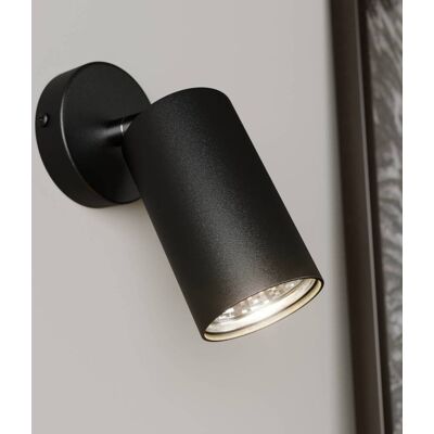 Euluna Wandspot Eye Spot 1-lamp, zwart Nowodvorski Lighting, dimbaar, zwart, Woon-/ Eetkamer, metaal, Modern, buitenspot Euluna Wandspot Eye Spot 1-lamp, zwart Nowodvorski Lighting, dimbaar, zwart, Woon-/ Eetkamer, metaal, Modern, buitenspot
