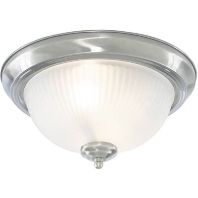 Searchlight Plafondlamp American Diner, dimbaar, chroom / zilver, Badkamer, metaal, Antiek, Plafondlamp badkamer Searchlight Plafondlamp American Diner, dimbaar, chroom / zilver, Badkamer, metaal, Antiek, Plafondlamp badkamer