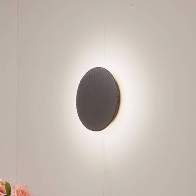LED-wandlamp Peetu Lindby, dimbaar, alu / grijs / zink, Woon-/ Eetkamer, Steen, Modern, LED wandlamp LED-wandlamp Peetu Lindby, dimbaar, alu / grijs / zink, Woon-/ Eetkamer, Steen, Modern, LED wandlamp