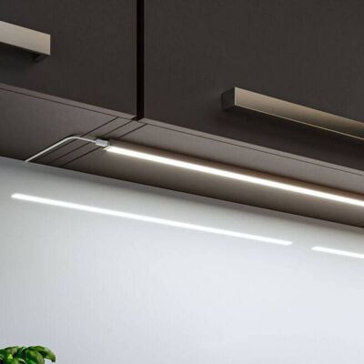 Paulmann onderbouwlamp Inline 2-delige starterset chroom 55 cm 830 Inline, dimbaar, chroom / zilver, Keuken, Aluminium, kastverlichting Paulmann onderbouwlamp Inline 2-delige starterset chroom 55 cm 830 Inline, dimbaar, chroom / zilver, Keuken, Aluminium, kastverlichting