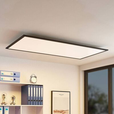 LED-paneel Nelios Lindby, zwart, Keuken, Aluminium, Modern, LED paneel LED-paneel Nelios Lindby, zwart, Keuken, Aluminium, Modern, LED paneel