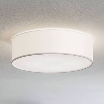 Plafondlamp Rondo TK Lighting, dimbaar, wit / opaal, Slaapkamer, Textiel / Stof / Zijde, Modern, plafondlamp Plafondlamp Rondo TK Lighting, dimbaar, wit / opaal, Slaapkamer, Textiel / Stof / Zijde, Modern, plafondlamp