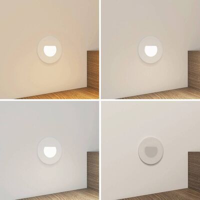 Arcchio LED inbouwlamp Vexi, Ø 7,8 cm, wit, aluminium, CCT Vexi Arcchio, dimbaar, wit / opaal, Woon-/ Eetkamer, Aluminium, Modern, wandlamp Arcchio LED inbouwlamp Vexi, Ø 7,8 cm, wit, aluminium, CCT Vexi Arcchio, dimbaar, wit / opaal, Woon-/ Eetkamer, Aluminium, Modern, wandlamp