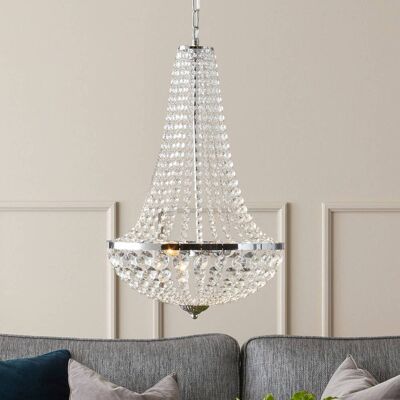 Markslöjd Kroonluchter kristal Gränsö, dimbaar, helder / transparant, Badkamer, Kristal, kroonluchter Markslöjd Kroonluchter kristal Gränsö, dimbaar, helder / transparant, Badkamer, Kristal, kroonluchter