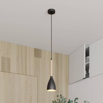 Hanglamp Muza Luminex, dimbaar, zwart, Woon-/ Eetkamer, metaal, Modern, hanglamp Hanglamp Muza Luminex, dimbaar, zwart, Woon-/ Eetkamer, metaal, Modern, hanglamp