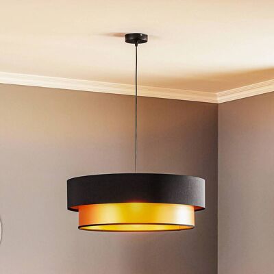 Hanglamp Dorina Maco Design, dimbaar, zwart, Woon-/ Eetkamer, Kunststof, Modern, Hanglamp Hanglamp Dorina Maco Design, dimbaar, zwart, Woon-/ Eetkamer, Kunststof, Modern, Hanglamp