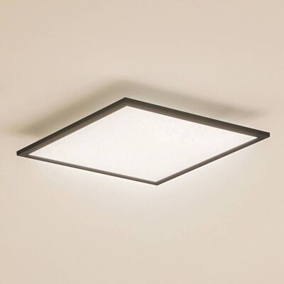 LED-paneel Enhife Lindby, zwart, Werkkamer / Kantoor, Modern, LED plafondlamp LED-paneel Enhife Lindby, zwart, Werkkamer / Kantoor, Modern, LED plafondlamp