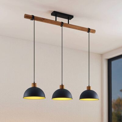 Hanglamp Flurin Lindby, dimbaar, zwart, Woon-/ Eetkamer, metaal, Modern, hanglamp Hanglamp Flurin Lindby, dimbaar, zwart, Woon-/ Eetkamer, metaal, Modern, hanglamp