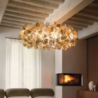 Slamp Design hanglamp Clizia Mama Non Mama, dimbaar, messing / goud, Woon-/ Eetkamer, Kunststof, Design, hanglamp Slamp Design hanglamp Clizia Mama Non Mama, dimbaar, messing / goud, Woon-/ Eetkamer, Kunststof, Design, hanglamp