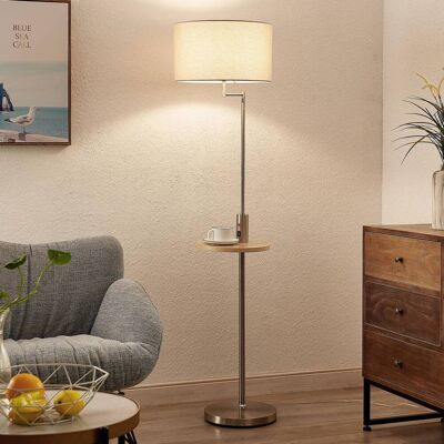 Vloerlamp Zinia Lindby, alu / grijs / zink, Woon-/ Eetkamer, metaal, Modern, vloerlamp Vloerlamp Zinia Lindby, alu / grijs / zink, Woon-/ Eetkamer, metaal, Modern, vloerlamp