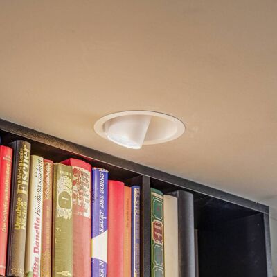 Euluna Inbouwspot Dot, verstelbaar, wit Dot Nowodvorski Lighting, dimbaar, wit / opaal, Woon-/ Eetkamer, metaal, Modern, inbouwspot Euluna Inbouwspot Dot, verstelbaar, wit Dot Nowodvorski Lighting, dimbaar, wit / opaal, Woon-/ Eetkamer, metaal, Modern, inbouwspot