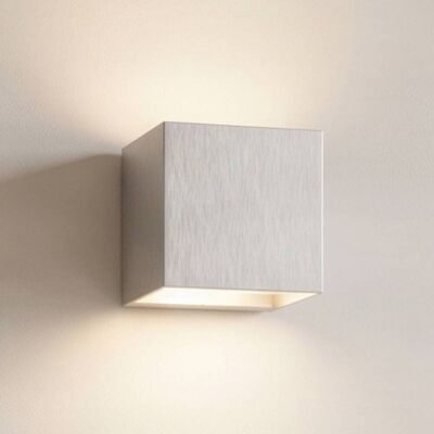 Wandlamp Zuzana Arcchio, dimbaar, alu / grijs / zink, Woon-/ Eetkamer, Aluminium, Modern, wandlamp Wandlamp Zuzana Arcchio, dimbaar, alu / grijs / zink, Woon-/ Eetkamer, Aluminium, Modern, wandlamp