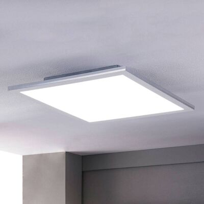 LED-paneel Livel Lindby, dimbaar, alu / grijs / zink, Keuken, Kunststof, Modern, LED plafondlamp LED-paneel Livel Lindby, dimbaar, alu / grijs / zink, Keuken, Kunststof, Modern, LED plafondlamp