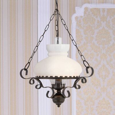 Searchlight Hanglamp Oil, dimbaar, zwart, Woon-/ Eetkamer, metaal, Antiek, hanglamp Searchlight Hanglamp Oil, dimbaar, zwart, Woon-/ Eetkamer, metaal, Antiek, hanglamp