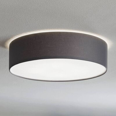 Plafondlamp Rondo TK Lighting, dimbaar, alu / grijs / zink, Slaapkamer, Textiel / Stof / Zijde, Modern, plafondlamp Plafondlamp Rondo TK Lighting, dimbaar, alu / grijs / zink, Slaapkamer, Textiel / Stof / Zijde, Modern, plafondlamp