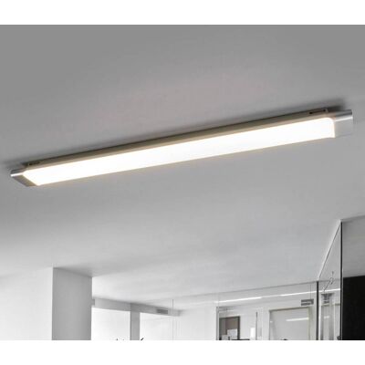 LED-plafondlamp Vinca Arcchio, alu / grijs / zink, Werkkamer / Kantoor, Kunststof, Modern, LED plafondlamp LED-plafondlamp Vinca Arcchio, alu / grijs / zink, Werkkamer / Kantoor, Kunststof, Modern, LED plafondlamp