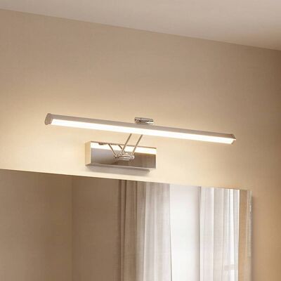 Wandlamp Sanya Lindby, chroom / zilver, Badkamer, metaal, Modern, Wandlamp Wandlamp Sanya Lindby, chroom / zilver, Badkamer, metaal, Modern, Wandlamp