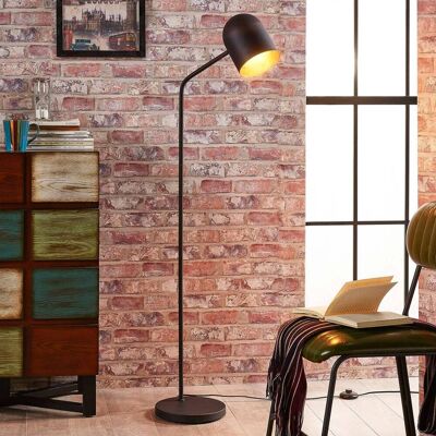 Vloerlamp Morik Lindby, zwart, Woon-/ Eetkamer, metaal, Modern, vloerlamp Vloerlamp Morik Lindby, zwart, Woon-/ Eetkamer, metaal, Modern, vloerlamp