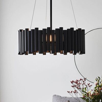 Markslöjd Hanglamp Level, dimbaar, zwart, Woon-/ Eetkamer, metaal, Modern, hanglamp Markslöjd Hanglamp Level, dimbaar, zwart, Woon-/ Eetkamer, metaal, Modern, hanglamp