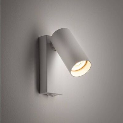 Euluna Wandspot FOURTY, wit, hoogte 17 cm, metaal, GU10 FOURTY Nowodvorski Lighting, wit / opaal, Woon-/ Eetkamer, metaal, Modern, buitenspot Euluna Wandspot FOURTY, wit, hoogte 17 cm, metaal, GU10 FOURTY Nowodvorski Lighting, wit / opaal, Woon-/ Eetkamer, metaal, Modern, buitenspot