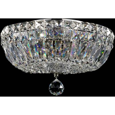 Maytoni Plafondlamp kristal Basfor, dimbaar, alu / grijs / zink, Woon-/ Eetkamer, metaal, plafondlamp Maytoni Plafondlamp kristal Basfor, dimbaar, alu / grijs / zink, Woon-/ Eetkamer, metaal, plafondlamp