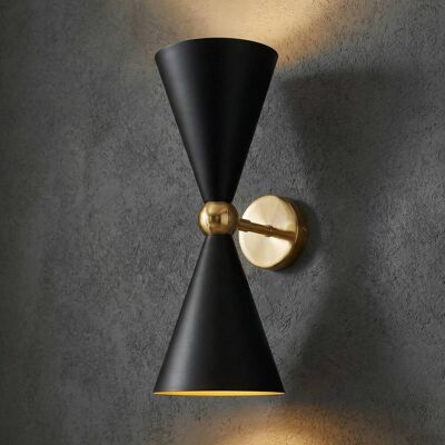 Maytoni Wandlamp Vesper, dimbaar, zwart, Woon-/ Eetkamer, metaal, Modern, wandlamp Maytoni Wandlamp Vesper, dimbaar, zwart, Woon-/ Eetkamer, metaal, Modern, wandlamp