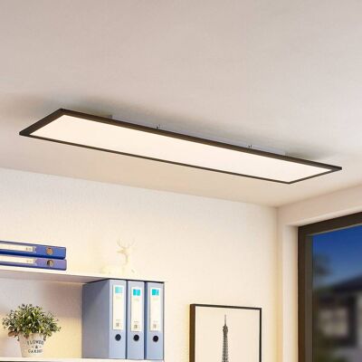LED-paneel Nelios Lindby, dimbaar, zwart, Keuken, Aluminium, Modern, LED paneel LED-paneel Nelios Lindby, dimbaar, zwart, Keuken, Aluminium, Modern, LED paneel