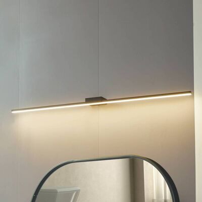 Wandlamp Kivana Lucande, zwart, Badkamer, Aluminium, Modern, Wandlamp Wandlamp Kivana Lucande, zwart, Badkamer, Aluminium, Modern, Wandlamp