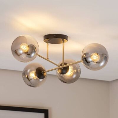 Plafondlamp Magnum EMIBIG LIGHTING, dimbaar, alu / grijs / zink, Woon-/ Eetkamer, Modern, plafondlamp Plafondlamp Magnum EMIBIG LIGHTING, dimbaar, alu / grijs / zink, Woon-/ Eetkamer, Modern, plafondlamp