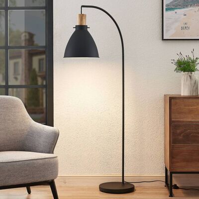 Vloerlamp Trebale Lindby, zwart, Woon-/ Eetkamer, metaal, Scandinavisch, vloerlamp Vloerlamp Trebale Lindby, zwart, Woon-/ Eetkamer, metaal, Scandinavisch, vloerlamp
