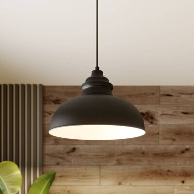 Hanglamp Cliona Lindby, dimbaar, zwart, Woon-/ Eetkamer, metaal, Modern, hanglamp Hanglamp Cliona Lindby, dimbaar, zwart, Woon-/ Eetkamer, metaal, Modern, hanglamp