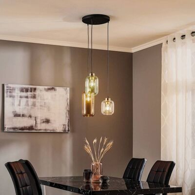 Glazen hanglamp Marco Green TK Lighting, dimbaar, helder / transparant, Woon-/ Eetkamer, Glas, Modern, hanglamp Glazen hanglamp Marco Green TK Lighting, dimbaar, helder / transparant, Woon-/ Eetkamer, Glas, Modern, hanglamp