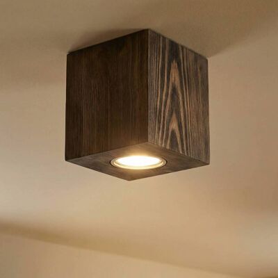 Plafondlamp Tuni Envostar, dimbaar, hout donker, Woon-/ Eetkamer, Hout, Modern, plafondlamp hout Plafondlamp Tuni Envostar, dimbaar, hout donker, Woon-/ Eetkamer, Hout, Modern, plafondlamp hout