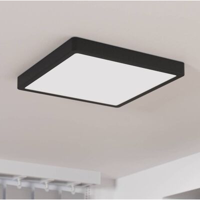 EGLO LED-plafondlamp Fueva 5, zwart, Badkamer, metaal, Modern, LED plafondlamp EGLO LED-plafondlamp Fueva 5, zwart, Badkamer, metaal, Modern, LED plafondlamp