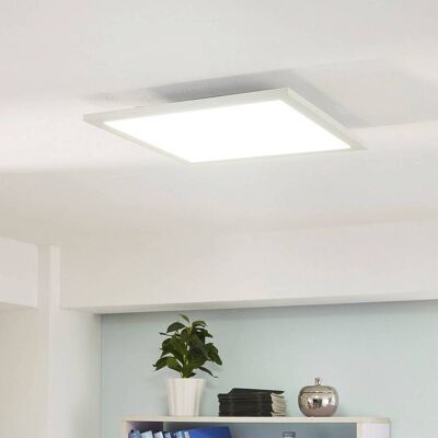 LED-paneel Lysander Arcchio, dimbaar, wit / opaal, Werkkamer / Kantoor, Aluminium, Modern, LED paneel LED-paneel Lysander Arcchio, dimbaar, wit / opaal, Werkkamer / Kantoor, Aluminium, Modern, LED paneel