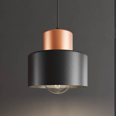 Hanglamp Olla TEMAR LIGHTING, dimbaar, zwart, Woon-/ Eetkamer, metaal, Industrieel design, hanglamp Hanglamp Olla TEMAR LIGHTING, dimbaar, zwart, Woon-/ Eetkamer, metaal, Industrieel design, hanglamp