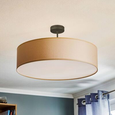 Plafondlamp Rondo TK Lighting, dimbaar, crème / amber, Slaapkamer, Textiel / Stof / Zijde, Modern, plafondlamp Plafondlamp Rondo TK Lighting, dimbaar, crème / amber, Slaapkamer, Textiel / Stof / Zijde, Modern, plafondlamp