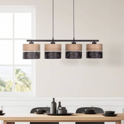 Hanglamp Nicol TK Lighting, dimbaar, hout licht, Woon-/ Eetkamer, Modern, hanglamp Hanglamp Nicol TK Lighting, dimbaar, hout licht, Woon-/ Eetkamer, Modern, hanglamp