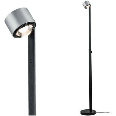 Paulmann LED-vloerlamp Aldan, dimbaar, zwart, Woon-/ Eetkamer, Aluminium, Modern, LED vloerlamp Paulmann LED-vloerlamp Aldan, dimbaar, zwart, Woon-/ Eetkamer, Aluminium, Modern, LED vloerlamp