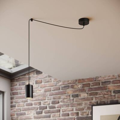 Hanglamp Speed EMIBIG LIGHTING, dimbaar, zwart, Woon-/ Eetkamer, metaal, Modern, hanglamp Hanglamp Speed EMIBIG LIGHTING, dimbaar, zwart, Woon-/ Eetkamer, metaal, Modern, hanglamp