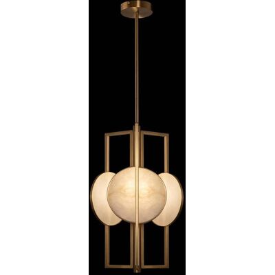 Maytoni Hanglamp Marmo, dimbaar, messing / goud, Woon-/ Eetkamer, metaal, Modern, hanglamp Maytoni Hanglamp Marmo, dimbaar, messing / goud, Woon-/ Eetkamer, metaal, Modern, hanglamp