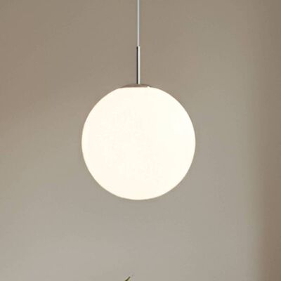 Glazen hanglamp Marike Lindby, dimbaar, wit / opaal, Woon-/ Eetkamer, Glas, Modern, hanglamp Glazen hanglamp Marike Lindby, dimbaar, wit / opaal, Woon-/ Eetkamer, Glas, Modern, hanglamp