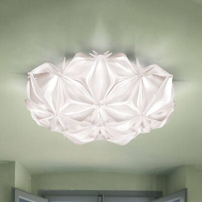 Slamp Design plafondlamp La Vie M, dimbaar, wit / opaal, Woon-/ Eetkamer, Kunststof, Design, plafondlamp design Slamp Design plafondlamp La Vie M, dimbaar, wit / opaal, Woon-/ Eetkamer, Kunststof, Design, plafondlamp design