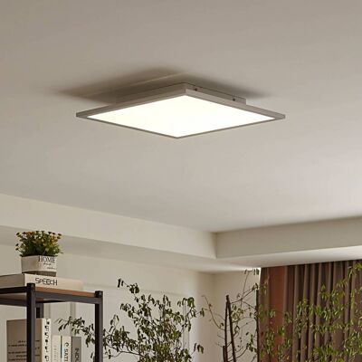 LED-paneel Livel Lindby, alu / grijs / zink, Keuken, Aluminium, Modern, LED plafondlamp LED-paneel Livel Lindby, alu / grijs / zink, Keuken, Aluminium, Modern, LED plafondlamp