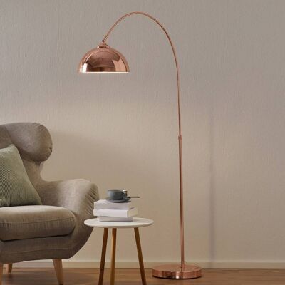 Globo Booglamp - vloerlamp PELIN, koper, Woon-/ Eetkamer, metaal, Modern, booglamp Globo Booglamp - vloerlamp PELIN, koper, Woon-/ Eetkamer, metaal, Modern, booglamp