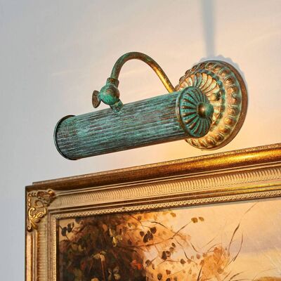 Lindby schilderij verlichting Beno, 25 cm, metaal, E14 groene spanning Beno Lindby, dimbaar, brons / oud-messing, Woon-/ Eetkamer, metaal, Antiek, Wandlamp Lindby schilderij verlichting Beno, 25 cm, metaal, E14 groene spanning Beno Lindby, dimbaar, brons / oud-messing, Woon-/ Eetkamer, metaal, Antiek, Wandlamp