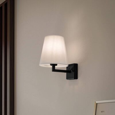 Wandlamp Profil 4659 Opviq, dimbaar, zwart, Woon-/ Eetkamer, metaal, Wandlamp Wandlamp Profil 4659 Opviq, dimbaar, zwart, Woon-/ Eetkamer, metaal, Wandlamp